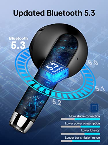 Wireless Bluetooth 5.3 Noise Cancelling Earbuds