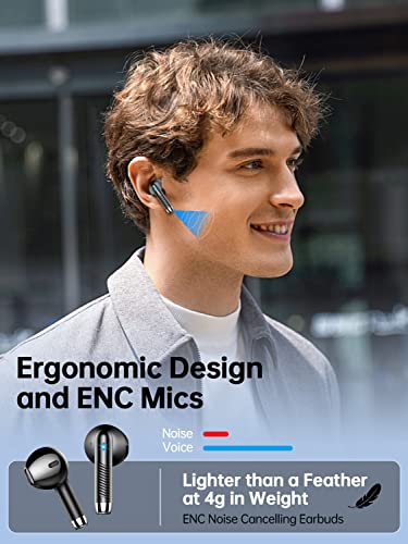 Wireless Bluetooth 5.3 Noise Cancelling Earbuds