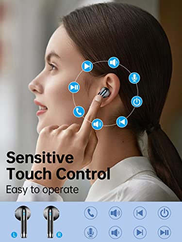 Wireless Bluetooth 5.3 Noise Cancelling Earbuds