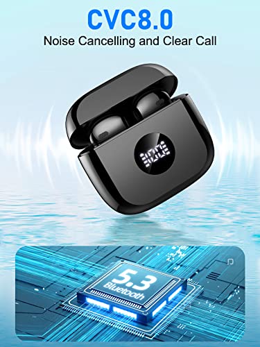 Bluetooth 5.3 Noise-Cancelling Stereo Headphones with Mic