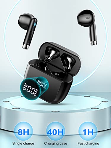 Bluetooth 5.3 Noise-Cancelling Stereo Headphones with Mic
