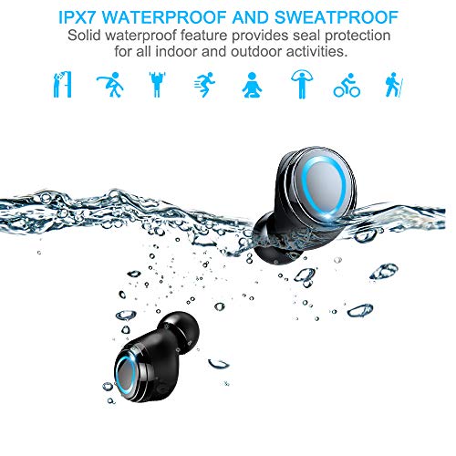 Bluetooth 5.1 Wireless Earbuds with Charging Case