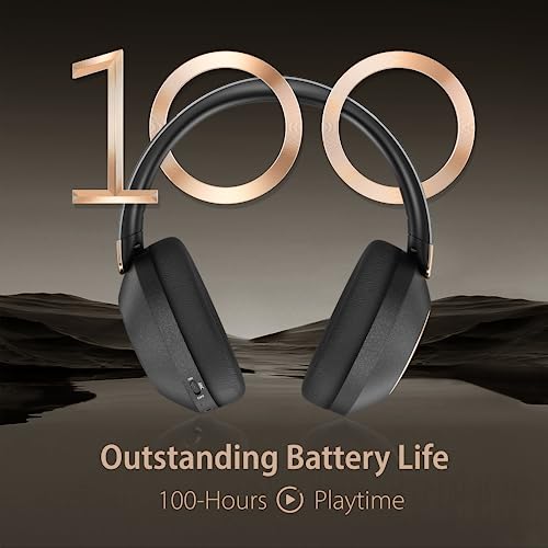 Rebocico Wireless Noise Cancelling Over-Ear Headphones