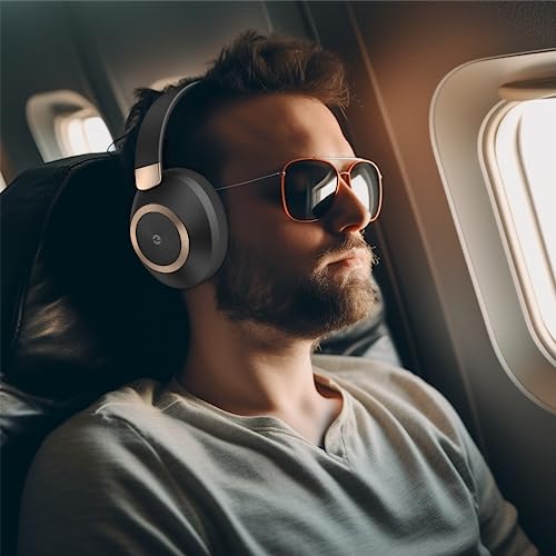 Rebocico Wireless Noise Cancelling Over-Ear Headphones