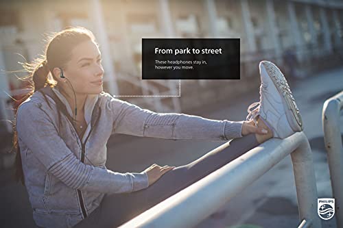 Philips A1105 Sweat-Resistant In-Ear Sports Headphones