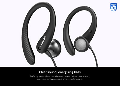 Philips A1105 Sweat-Resistant In-Ear Sports Headphones