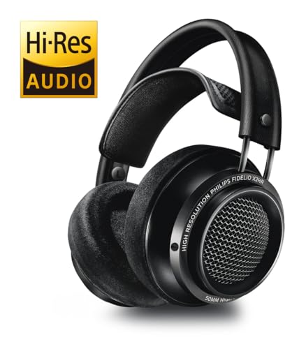 Philips Fidelio X2HR Over-Ear Headphones, Hi-Res Audio