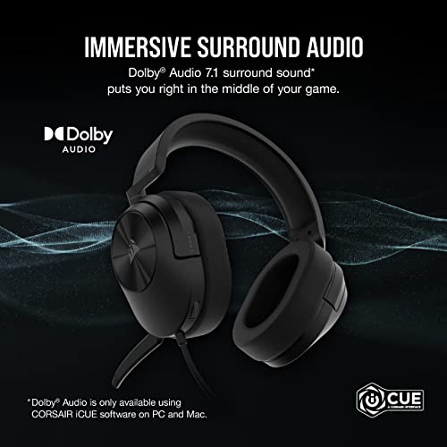 CORSAIR HS55 Surround Gaming Headset - Carbon
