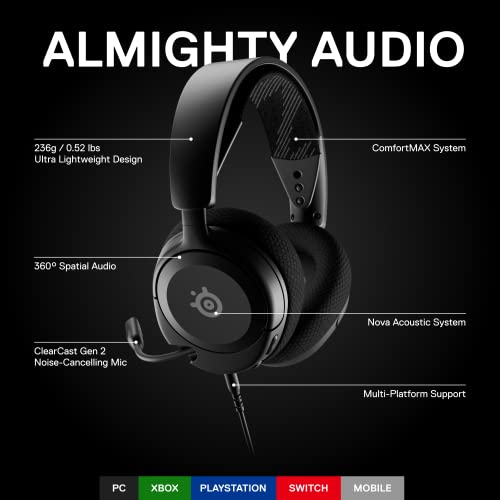 SteelSeries Arctis Nova 1 Gaming Headset