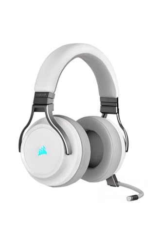 CORSAIR VIRTUOSO RGB Wireless Gaming Headset - White