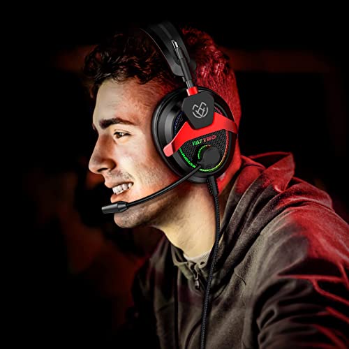Tatybo Wired Gaming Headset with Mic and RGB
