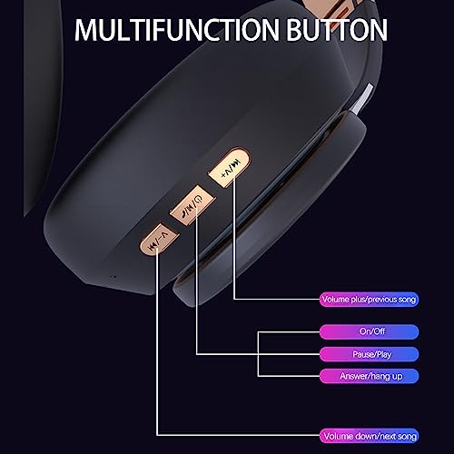 FAYAZ Bluetooth Over-Ear Wireless Headphones with Mic