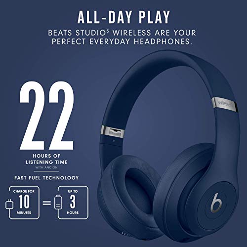 Beats Studio3 Wireless Noise-Cancelling Headphones - Blue