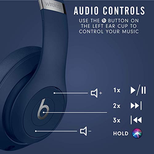 Beats Studio3 Wireless Noise-Cancelling Headphones - Blue