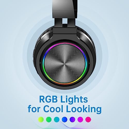 TFUFR Wireless Over-Ear Bluetooth Headphones with Mic