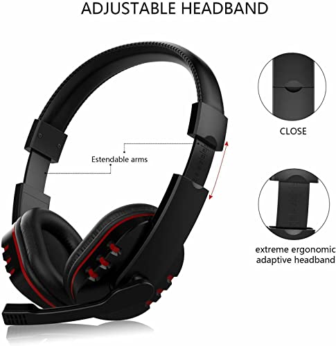 Premium Stereo Gaming Headset with Mic and Volume Control