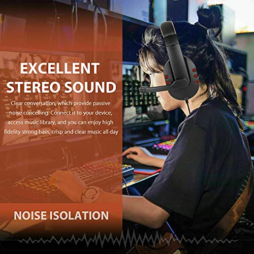 Premium Stereo Gaming Headset with Mic and Volume Control