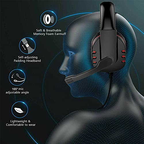 Premium Stereo Gaming Headset with Mic and Volume Control
