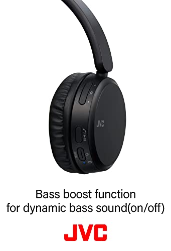 JVC HA-S35BT Wireless Bluetooth Headphones - Black