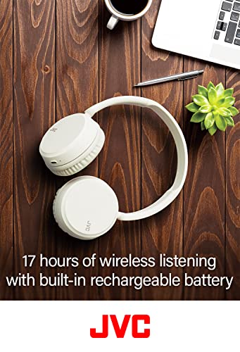 JVC HA-S35BT Wireless Bluetooth Headphones - Black
