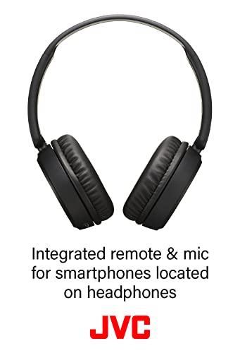JVC HA-S35BT Wireless Bluetooth Headphones - Black