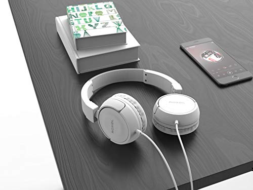 Roxel RX110 Lightweight Foldable Headphones with Mic
