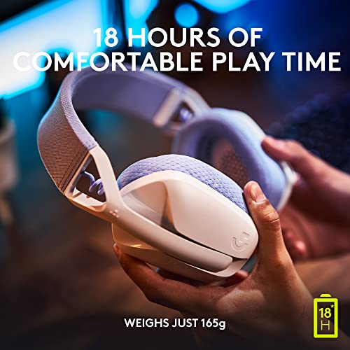 Logitech G435 Wireless Bluetooth Gaming Headset - White