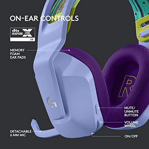 Logitech G733 LIGHTSPEED Wireless Gaming Headset - Purple