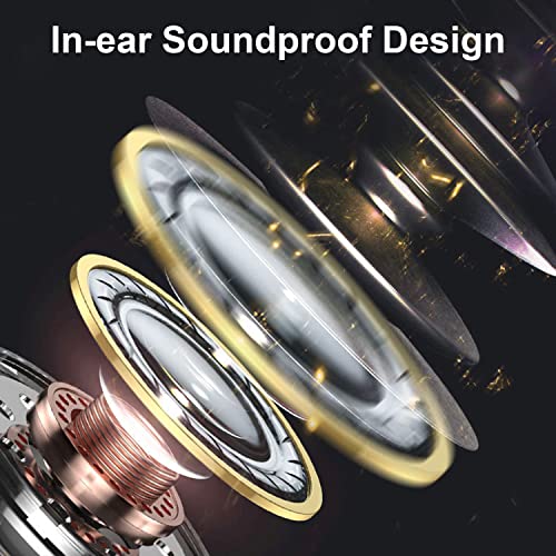Rtinle In-Ear Headphones with Microphone - Black