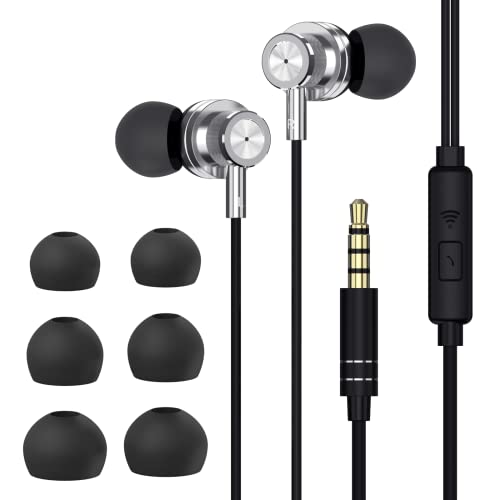 Tijjywwil Noise-Canceling In-Ear Headphones with Mic
