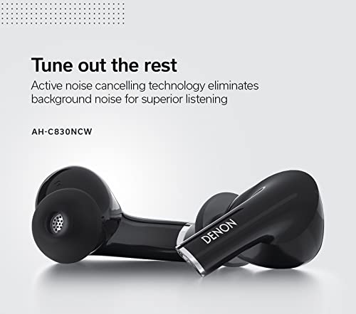 Denon AH-C830NCW Wireless Noise Cancelling Earbuds