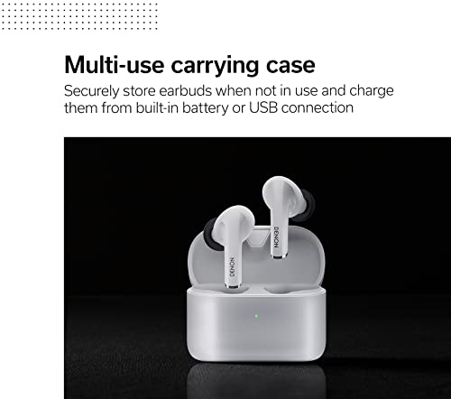 Denon AH-C830NCW Wireless Noise Cancelling Earbuds