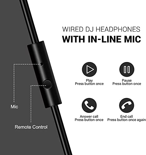 OneOdio Adapter-Free DJ Studio Headphones with Noise Isolation