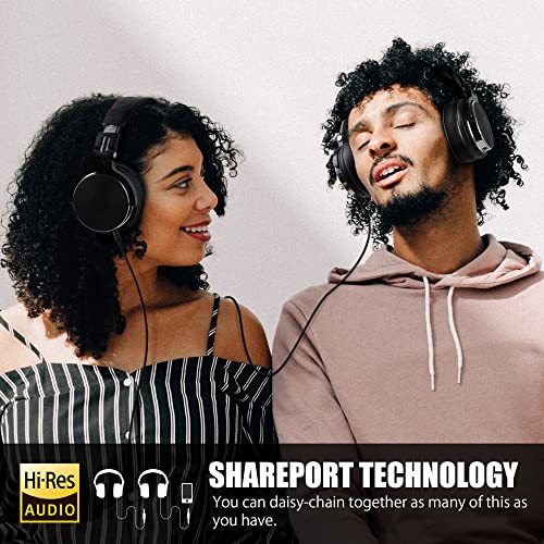 OneOdio Adapter-Free DJ Studio Headphones with Noise Isolation