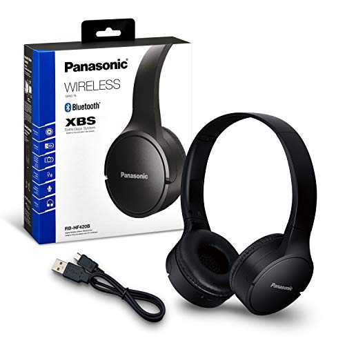 Panasonic RB-HF420BE-K On-Ear Bluetooth Headphones - Black