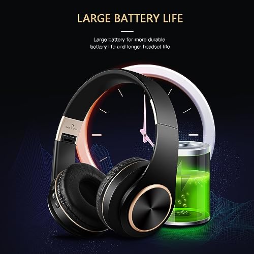 WGO Bluetooth Over-Ear Headphones with Microphone