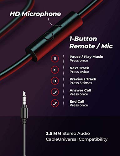iClever Over-Ear Teen Headphones with Microphone