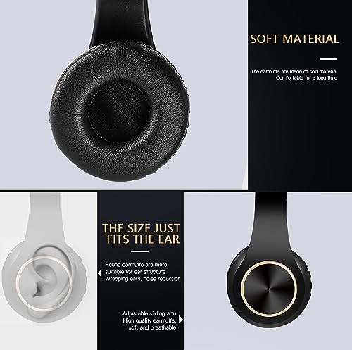 WGO Bluetooth Over-Ear Headphones with Microphone