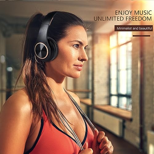 WGO Bluetooth Over-Ear Headphones with Microphone