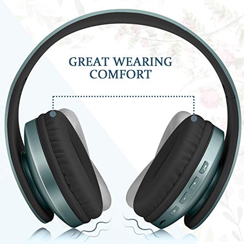 TUINYO Wireless Over-Ear Bluetooth Headphones with Microphone