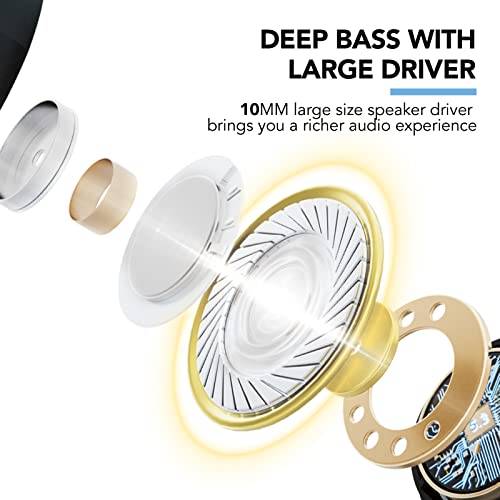 Active Noise Cancelling Wireless Earbuds with Deep Bass