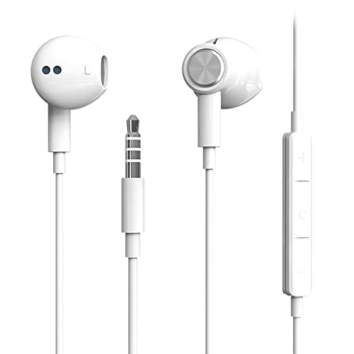 In-Ear Wired Headphones with Microphone and Volume Control