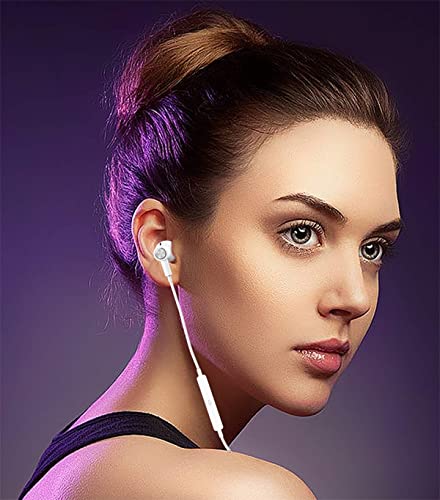 In-Ear Wired Headphones with Microphone and Volume Control
