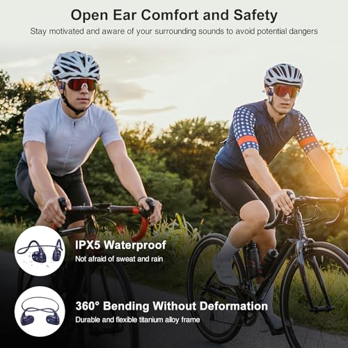 Giveet Open-Ear Bluetooth Sport Headphones with Mic