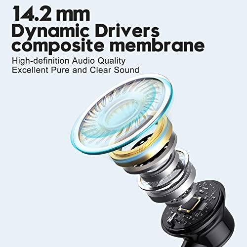 Wired In-Ear Headphones with Microphone and Volume Control