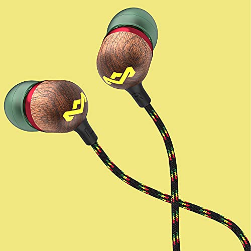 Smile Jamaica In-Ear Headphones - Sustainably Crafted, Eco-Friendly, Isolating