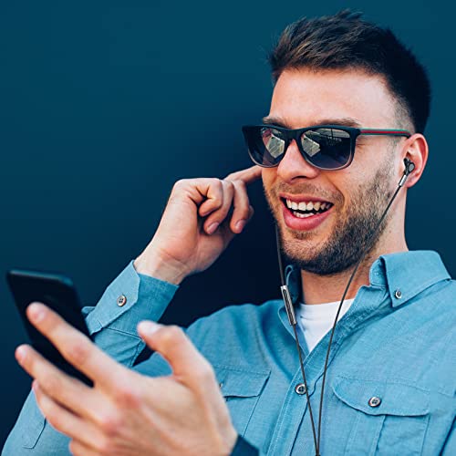 Wired In-Ear Headphones with Microphone and Volume Control