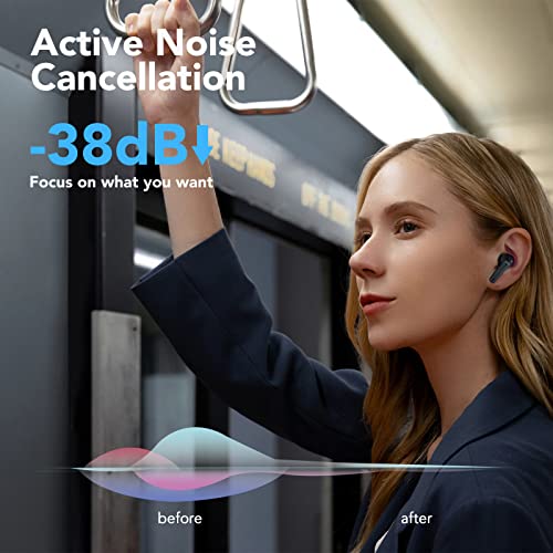 Bluetooth Wireless ANC Headphones with Clear Calls