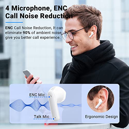 Bluetooth 5.3 Wireless Earbuds with Noise Cancelling
