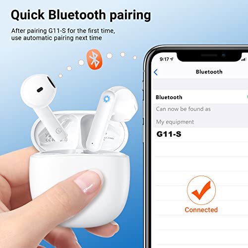 Bluetooth 5.3 In-Ear Headphones with Noise Cancelling